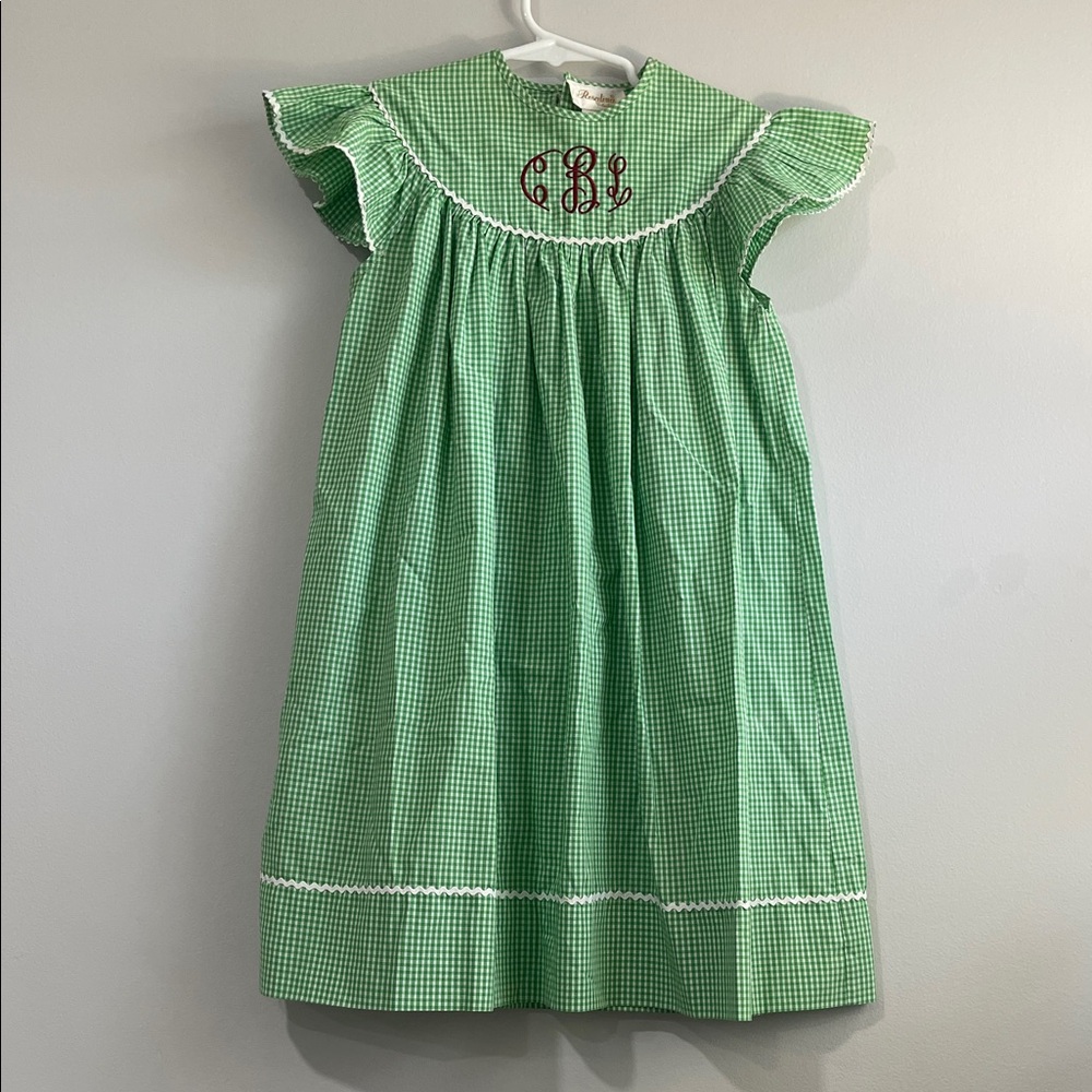 Rosalina Collections green girls dress